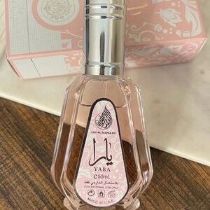 Ara Yara Perfume with Pink and White Design